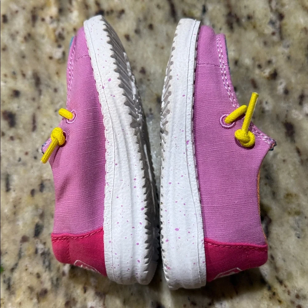 Hey Dude toddler Wendy slub canvas color block